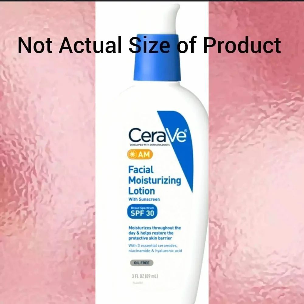 CeraVe a.m. Facial Moisturizer SPF 30 5ML NWOT TRAVEL SIZE 5/$25 Bundled